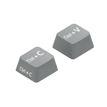 Ctrl C Ctrl V Keys Copy Paste Keyboard Shortcut Black Background