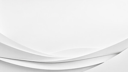 Obraz premium Minimal White Paper Background with folded corners