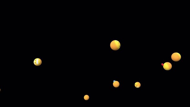 Emoji Blast Element with Alpha Channel