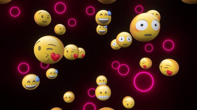Emoji Tunnel Background and Loop