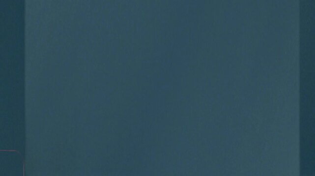 Vintage 16mm Blue Film Burn Overlay with Retro Grain Texture
