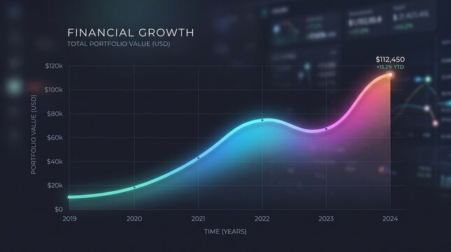 Financial growth chart