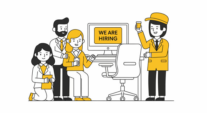 Hire Team Job New Staff Biz Grow Join Work Seek Find Help Post Fast Ad