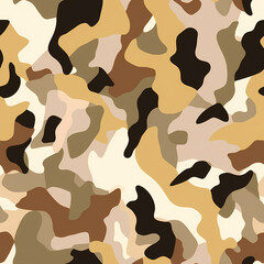 Naklejka premium Camouflage Seamless Pattern