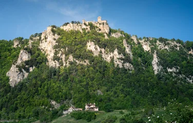 San Marino castle. The second of the three towers called Cesta © forcdan
