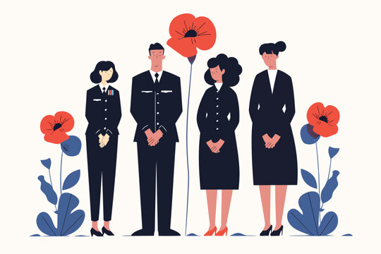 Time of Remembrance and Reconciliation isolated