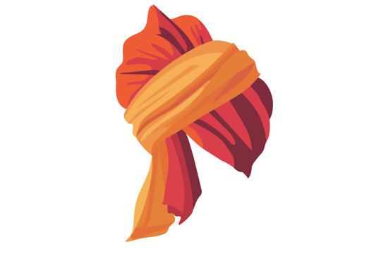 Turban isolated illustration