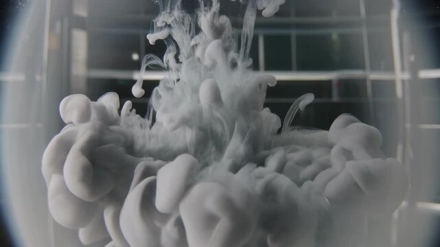 Close-up time-lapse of blooming white flowers in a greenhouse