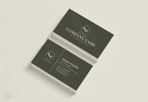 Standard Business Card Layout