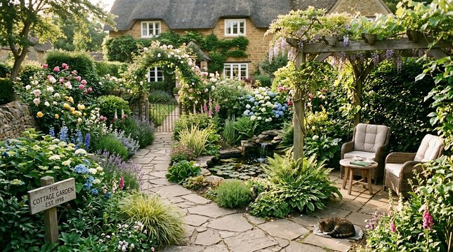 English cottage garden