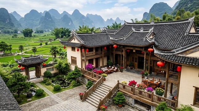 Traditional Chinese courtyard
