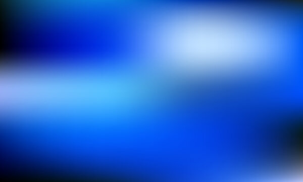 Vibrant blue abstract background creates a stunning visual display with soft light gradients and smooth color transitions providing an elegant backdrop perfect for modern digital graphic design.