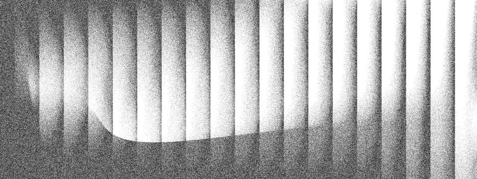 Abstract metallic vertical line texture background with silver grain gradient modern striped surface pattern industrial monochrome wallpaper vector design for luxury branding digital art presentation 