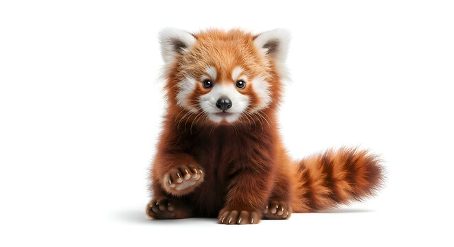 A hyper-realistic, ultra-detailed studio photography of a single baby fennec fox