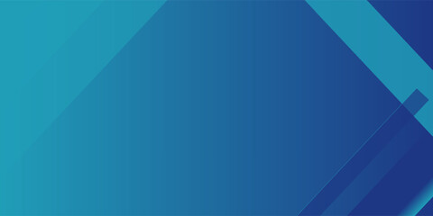 Obraz premium Modern abstract background featuring a creative blend of dark blue, cyan, and teal diagonal geometric shapes. Perfect for business presentations, corporate banners,
