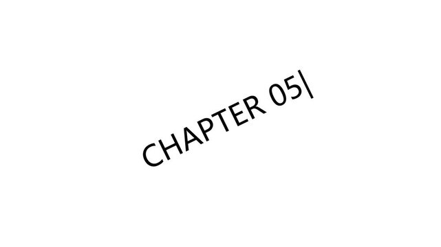 Chapter 05 Typing Effect Text Animation Title Graphic Loop Isolated White Background Motion Graphic Video