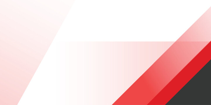Bentuk merah dan putih geometrik latar belakang abstrak dengan ruang untuk teks dan pesan. desain templat