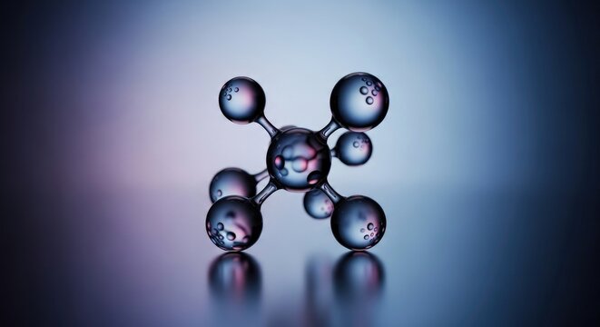 Molecular Structure - A Visual Representation of Atoms.