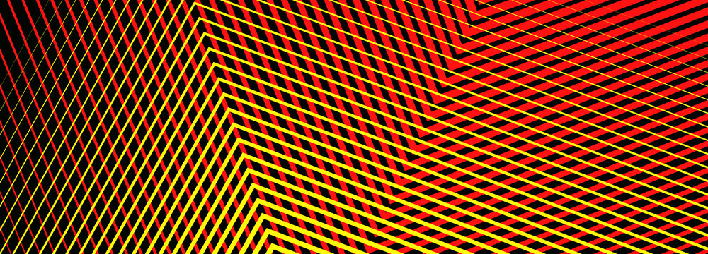 Abstract geometric line pattern background, orange and red gradient mesh texture, vibrant linear graphic for digital banners and web design