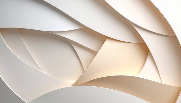 Elegant abstract flowing curves for modern branding design. Minimalist 3D elliptical surfaces creating sleek corporate identity visuals.