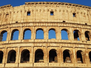Obraz premium Ancient Rome Colosseum Golden Stone Arches