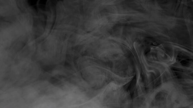 Smoke Transition Overlay Featuring Thick White Smoke and Dynamic Movement