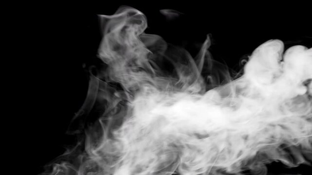 Smoke Transition Background with Dense Fog and Cinematic Texture