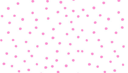 Pink Polka Dot Seamless Pattern Transparent PNG Background for Scrapbooking, Wedding Invitations and Girly Digital Paper Design © Esha