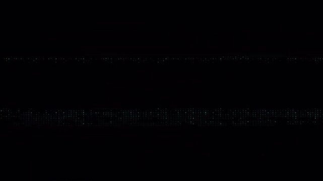 Abstract Digital Glitch Pixel Grid Background with Screen Distortion and Static Noise