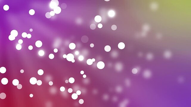 Soft bokeh lights and glowing dots background, creating a dreamy abstract backdrop with a clean modern loo animation.
