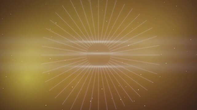 Abstract Golden Sunburst Light Rays Motion Background
