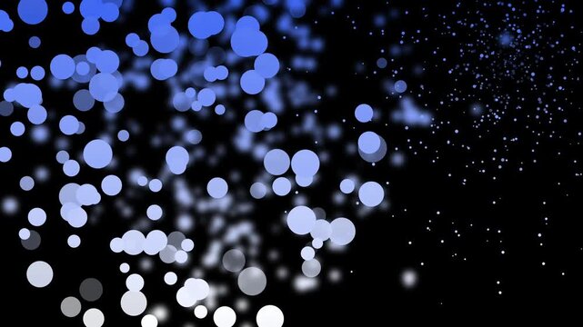 Soft bokeh lights and glowing dots background, creating a dreamy abstract backdrop with a clean modern loo animation.