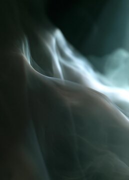 Abstract digital art piece that appears to be a close-up of a wave or a wave-like shape. the wave is made up of thin, wavy lines that create a sense of movement and depth.