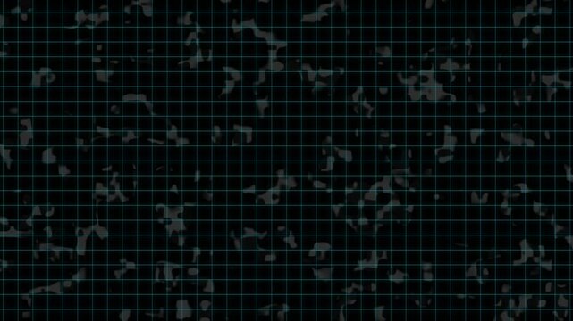 Futuristic cyberpunk digital data stream loop background in 4K resolution