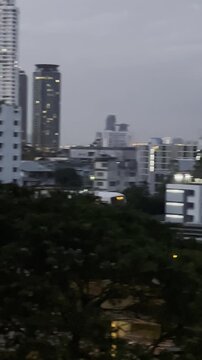 night view of the city