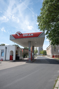 Orlen gas station in Poland, Poznań.
