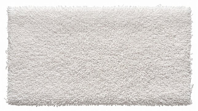 white cotton fabric isolated