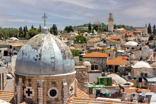 Rooftops of the Old and Holy City of Jerusalem