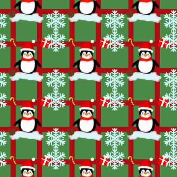 set of christmas elements