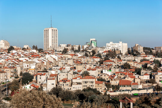 Jerusalem City Center in the Summer