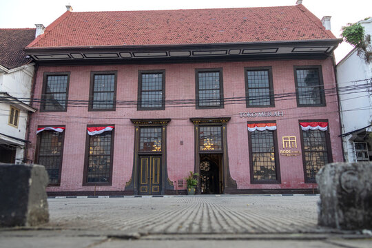 Toko Merah, a Dutch colonial landmark in Jakarta's Old Town