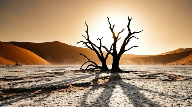 tree in desert
