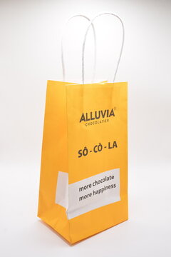 Alluvia chocolatier paper bag in Manila, Philippines