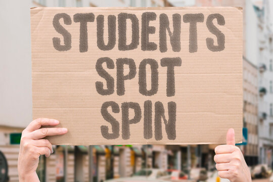 "Students Spot Spin" Empower young people to identify media manipulation. EDUCATION. EMPOWERMENT. CRITICAL. LITERACY. YOUTH.