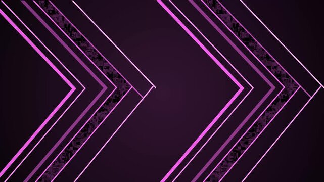 Emerald chevron lines background animation, Dark geometric chevron pattern with lines and textured accents