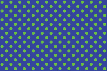 texturised Green colour polka dots pattern over crimson Medium Blue colour useful as a background. © Pisan
