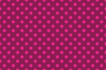 polkadot background colour Deep Pink and Deep Pink © Pisan