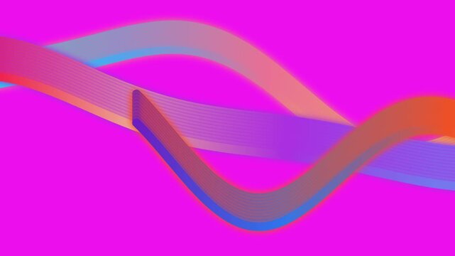 Abstract gradient flow background featuring a vibrant green screen chroma key effect for modern digital video production