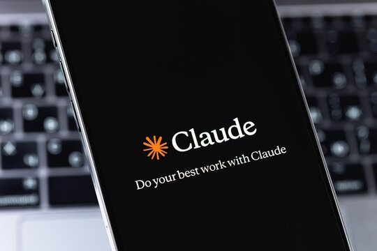 Claude mobile logo app on a screen iPhone smartphone. Claude is a family of large language models developed by Anthropic. Batumi, Georgia - June 17, 2026