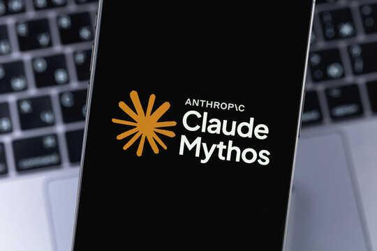Claude Mythos by Anthropic logo mobile app on a screen iPhone smartphone. Claude is a family of large language models developed by Anthropic. Batumi, Georgia - June 17, 2026